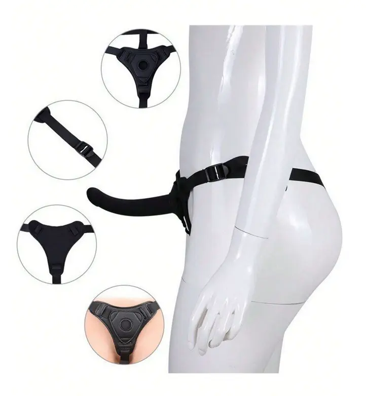 Screenshot 2025-03-03 at 12-29-36 Kit principiante de dildo con correa y arnés- Dildo de 4.92 pulgadas de silicona para pegging - Set de arnés ajustable para juguetes sexuales de juego anal y vaginal para adultos - Resistente [...].webp