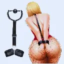Bdsm Amarre Cuello,Muñecas con Mordaza 0066