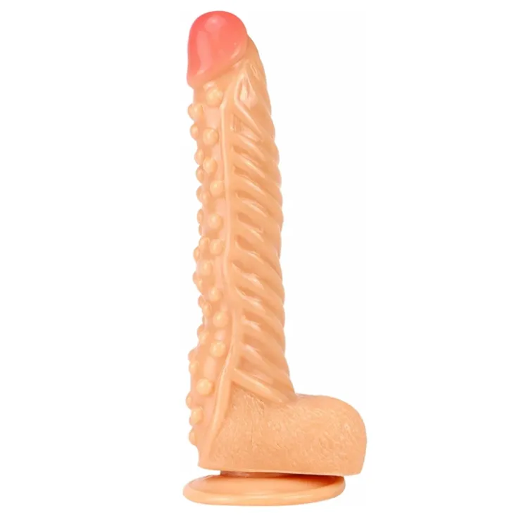 ..Dildo con Perlas de Sensacion Talla XL 0102