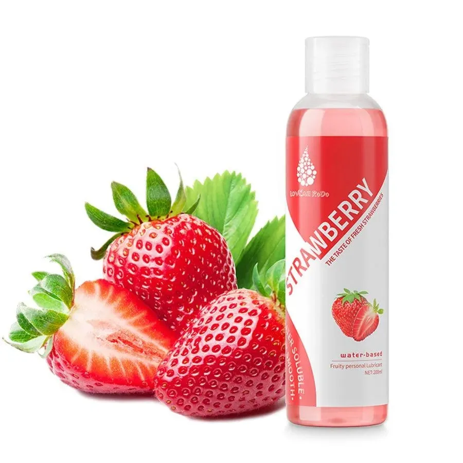 Lubricante de fresa saborizado 0090