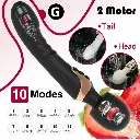 Vibrador Tipo Microfono Doble 0038