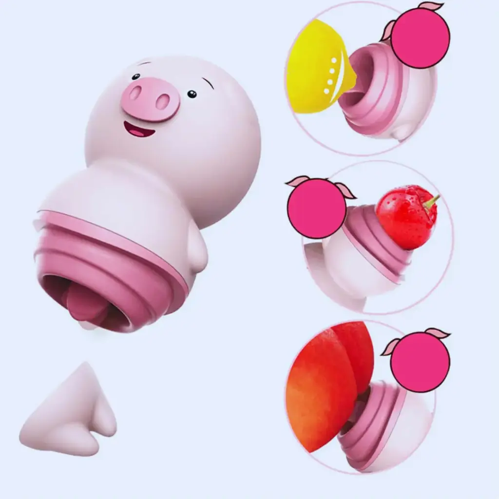 Vibrador y Estimulador con Lengua Cochinita 0013