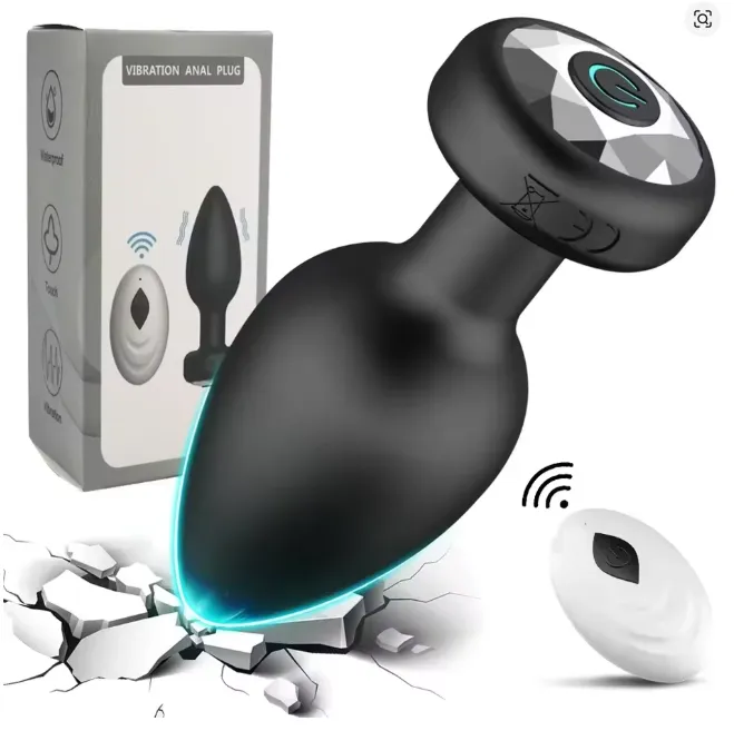 .Anal Vibrador Plug C/Control 0057