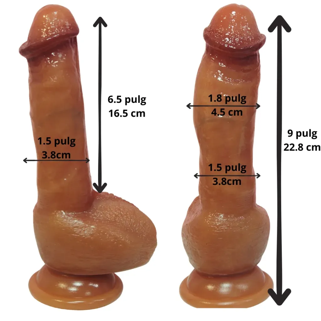 ..Dildo HiperRealista Talla S 0025