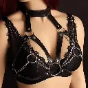 Bdsm  Sujetador de Senos con cadena 0109