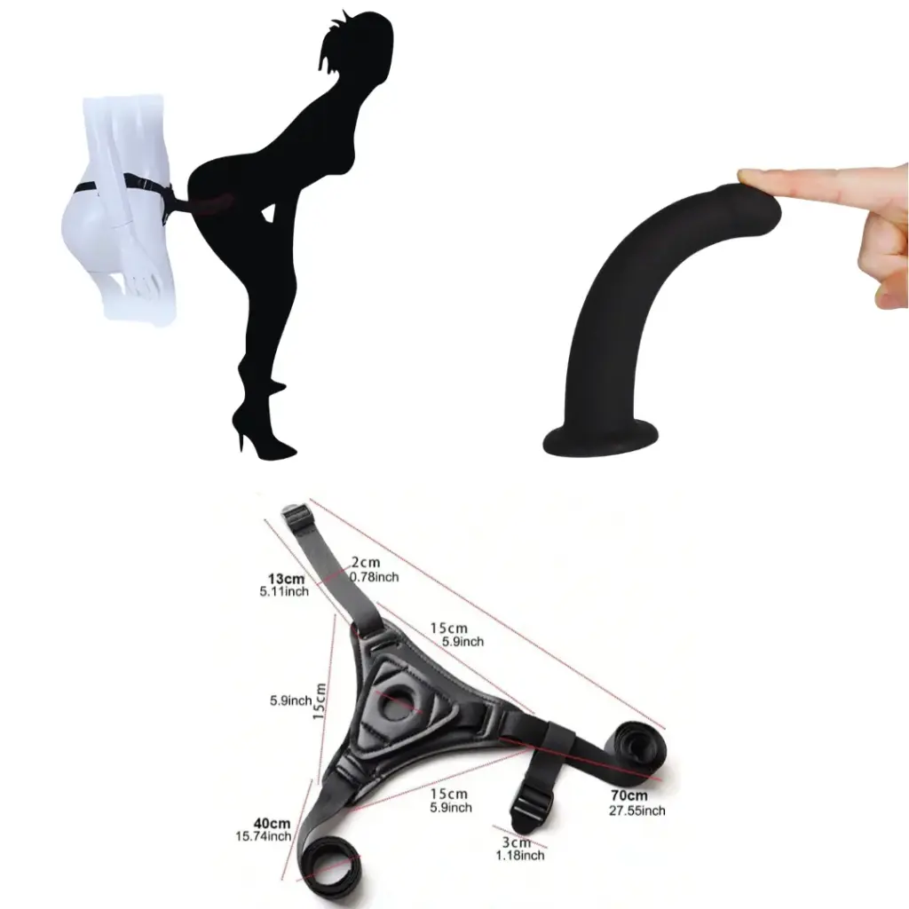 ..Arnes de  Principiante de dildo con correa 0130