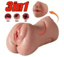 ...vVaginaMini Masturbador Triple Accion 0215