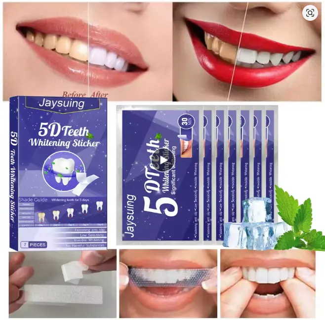 Tiras Blanqueadoras de dientes 0216