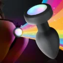.Anal Vibrador Plug Luz  0074