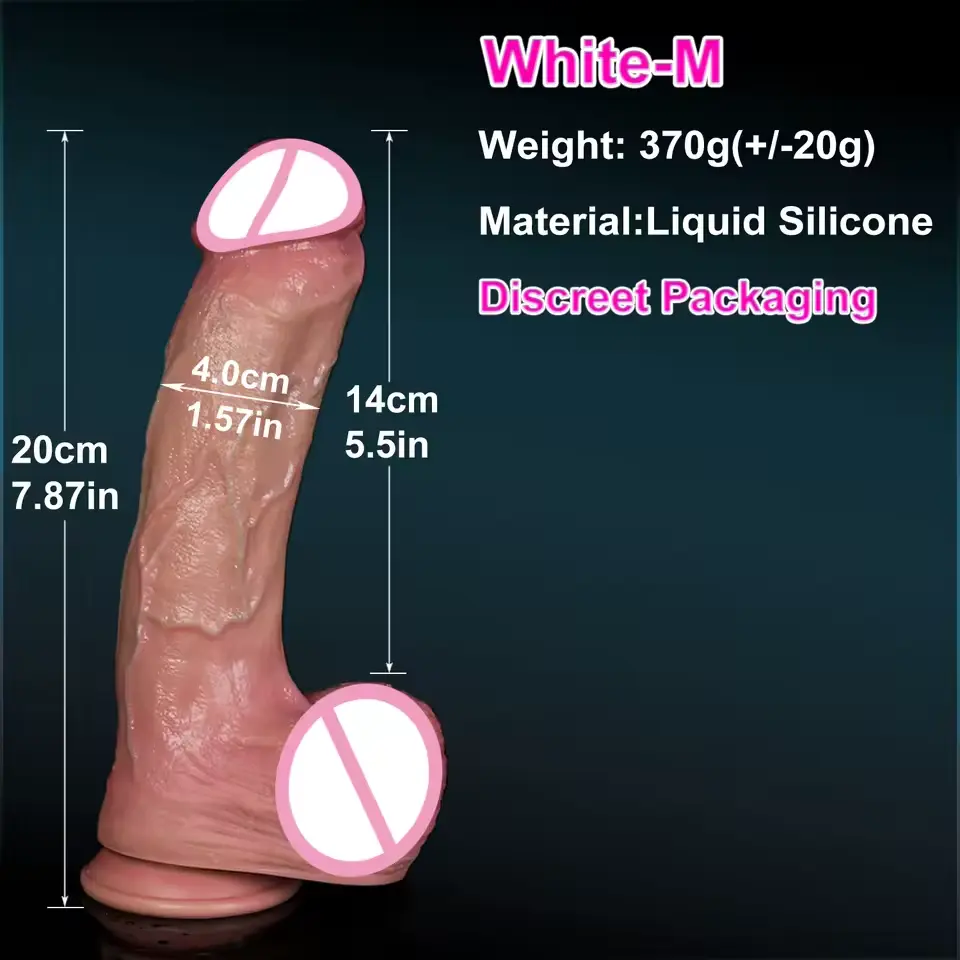 ..Dildo HiperRealista Talla M 0044
