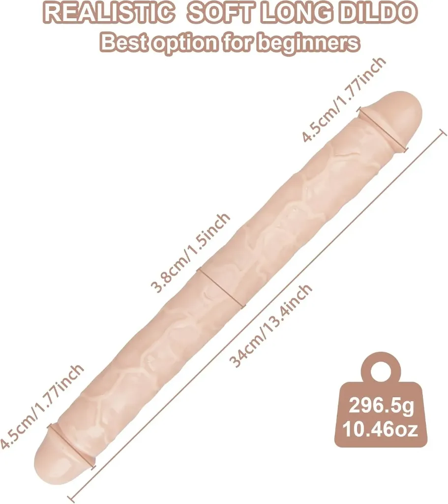 ..Dildo Realista Doble cabeza - bicefalo 0093