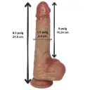 ..Dildo MegaRealista Talla L 0071