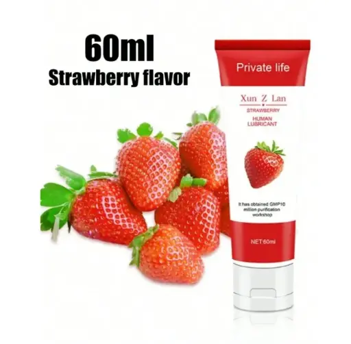 Lubricante de fresa 60ml 0090