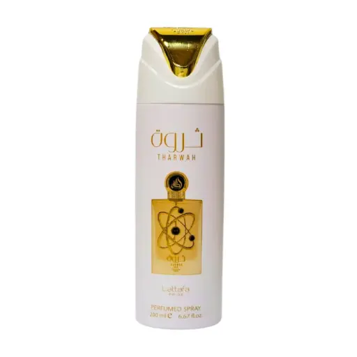 Z  LATTAFA THARWAH GOLD BODY SPRAY 0180