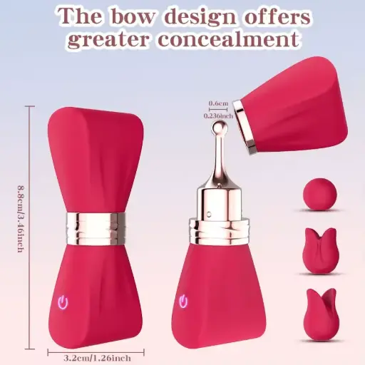 Vibrador clitoriano intercambiable 0003